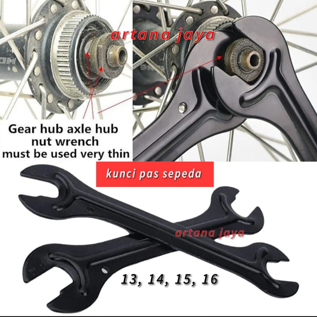 Kunci L set 16 in 1 Toolkit Peralatan Sepeda Socket
