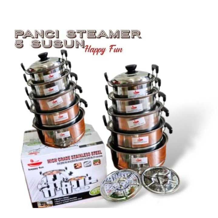 [Neelaja] Alat Masak Set Panci Camping Outdoor Cooking Set Camping Nesting DS200