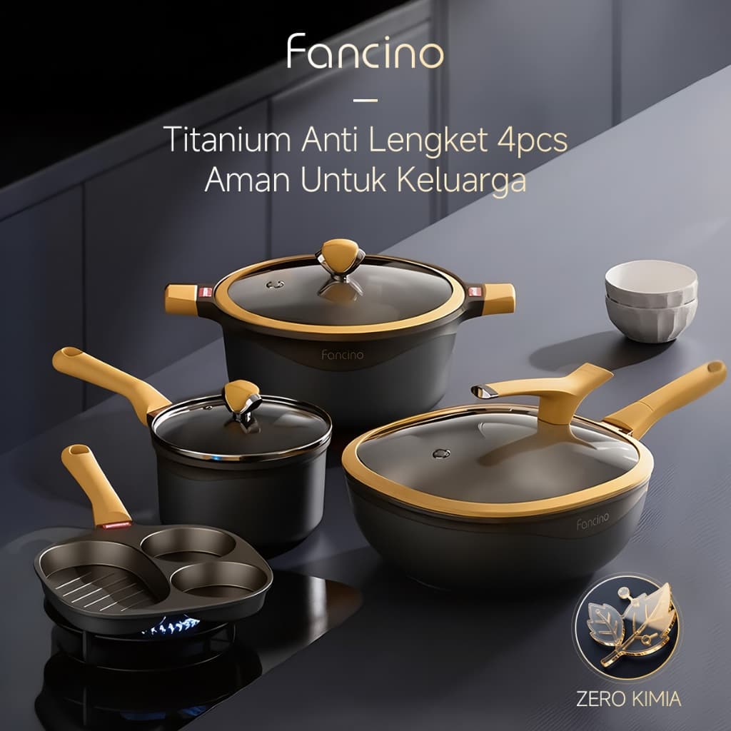 Hampers Pernikahan - Perlengkapan Rumah - Hadiah Gift - Panci Set + Free Kartu + Bungkus Kado