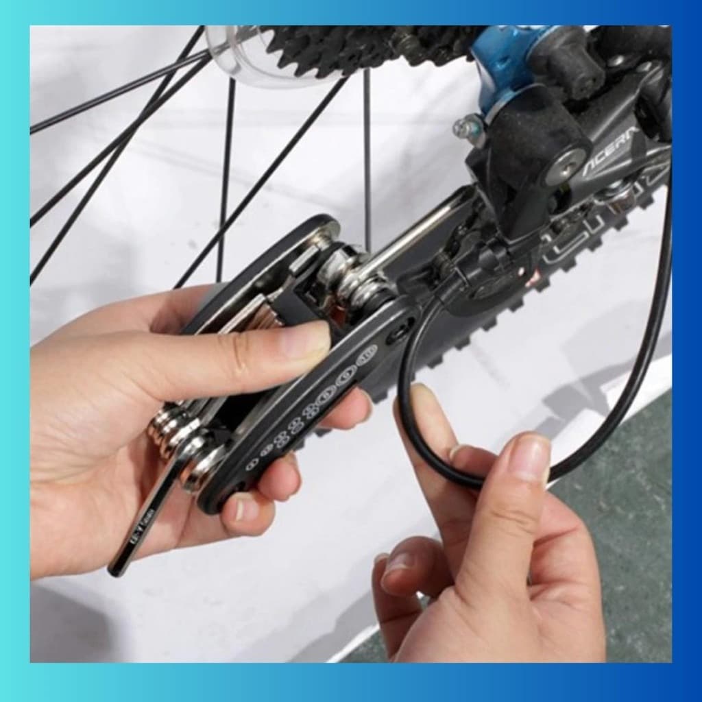 Kunci Sepeda 16-in-1 Tool Kit Lipat Baja — Perawatan Harian Sepeda & Motor