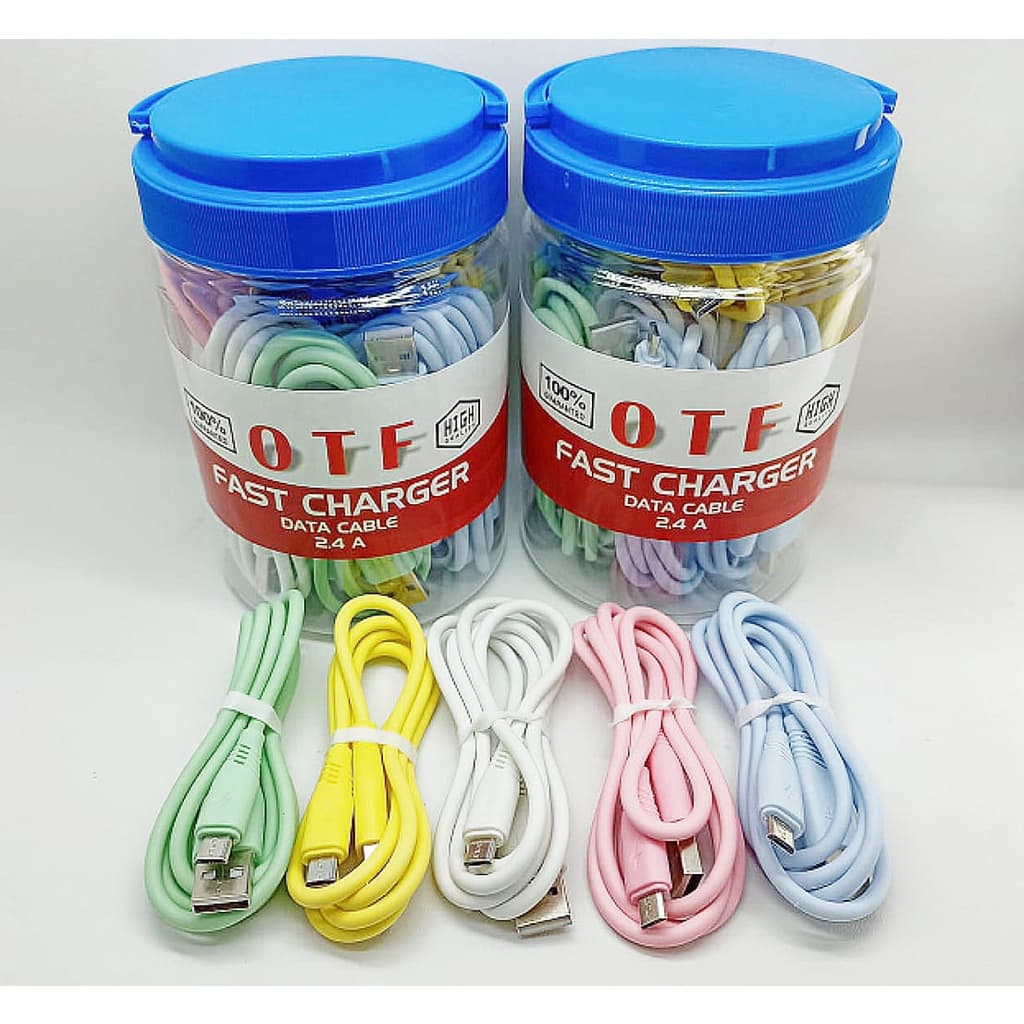Kabel Data Micro USB ROBOT RBM100S 1M Data Cable 2A Original - Garansi Resmi 1 Tahun