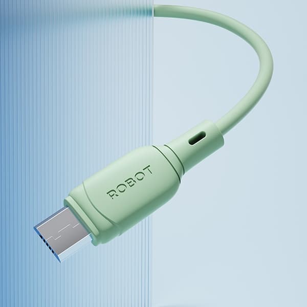 KABEL GAMERS kabel data Super Fast Charging Model Putar/Rotasi 120W 6A USB Micro BIRU