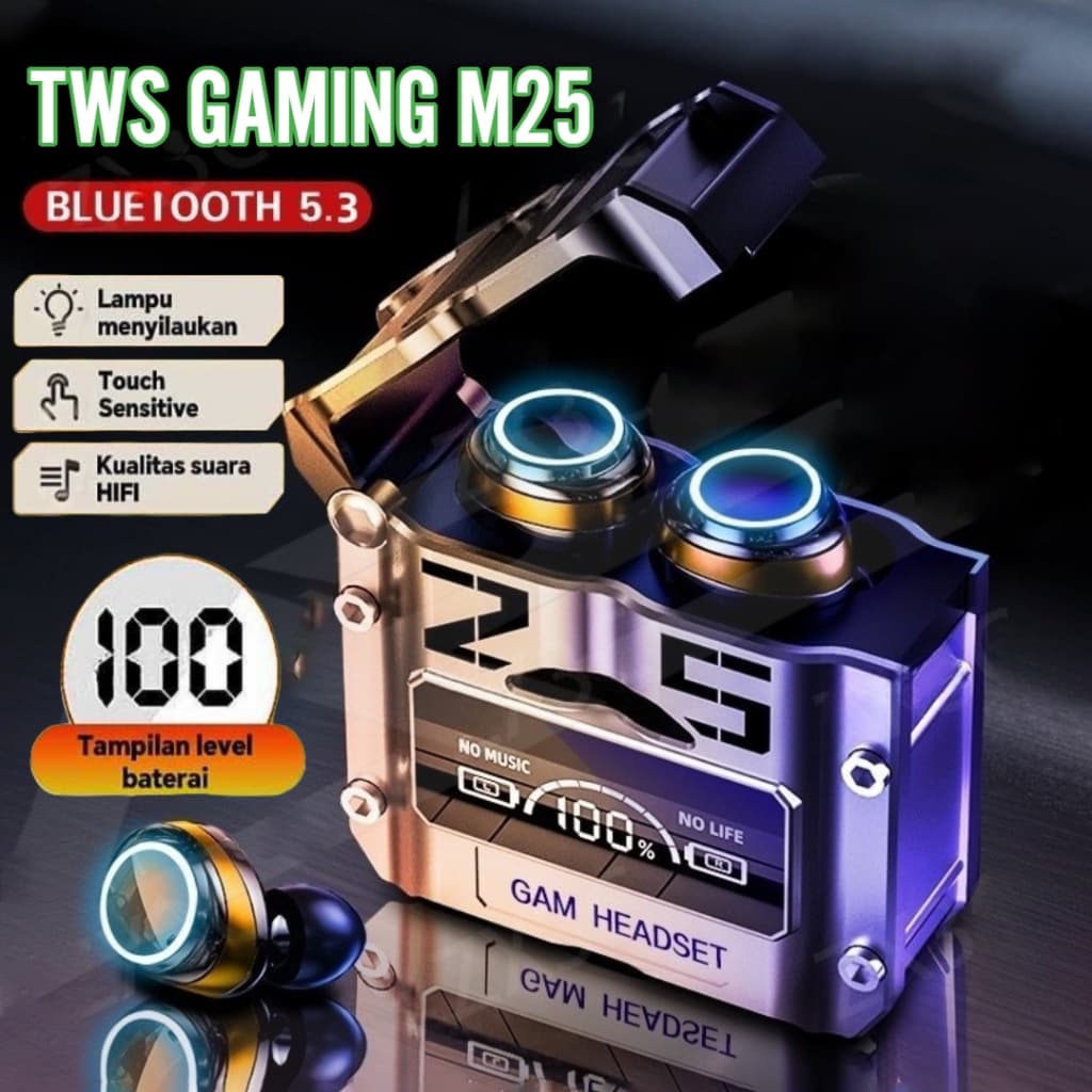 X15 TWS Gaming Earbuds Wireless Bluetooth Earphone With Mic Bass Audio 9D Stereo Music HiFi Headset