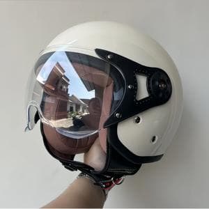 Helm Bogo Retro Hijab Dewasa Kaca Pilot Motorcycle Helm Premium SNI Model Terbaru Stylish Anti UV a Protect